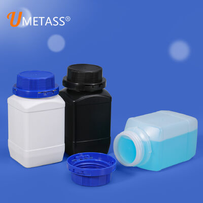 Купить 500ml Square Plastic Bottle Screw-cap Wide Neck Bottles for Industrial Lab Reagent Storage Производство в сети