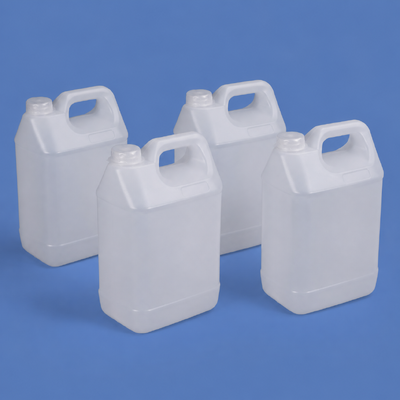 Купить 5L пищевой PE пластиковой банки Джерри с крышкой для китов и ручкой для упаковки Консервы для воды Ликерный соус Химические жидкости для хранения Производство в сети