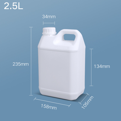 HDPE квадратная пластиковая бутылка с моющим средством COEX для масляных покрытий