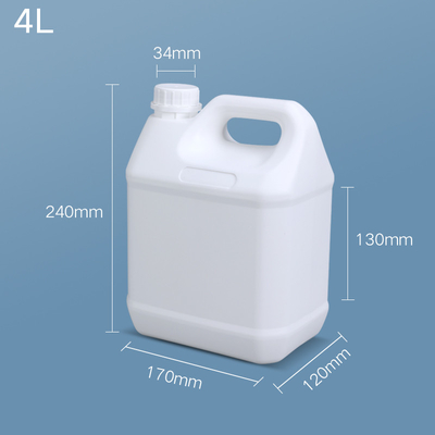 1 галлон фторированные бутылки Hdpe квадратный Джерри может печать на экране