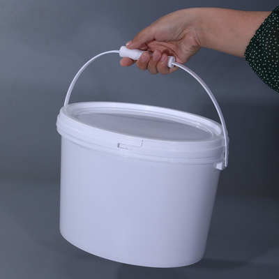Круглый барабан для хранения пищевых продуктов с ручкой и крышкой 6L/10L/17L/19L В качестве образца