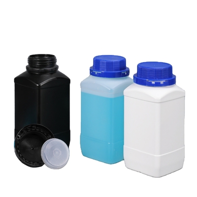 Антикоррозионные 500 мл Hdpe пластиковые бутылки Черный Белый