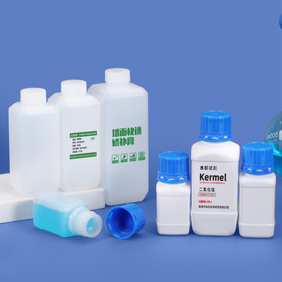 HDPE Прозрачные пластиковые бутылки с химическим реагентом Лабораторные пластиковые контейнеры 1L