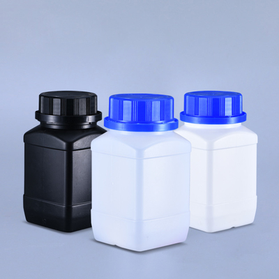 1 литр HDPE квадратные лабораторные бутылки Пластмассовый пищевой реагент химическая жидкая упаковка