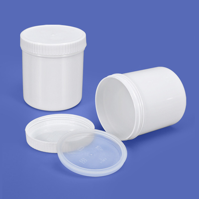 1L прозрачная винтовая пластиковая банка HDPE ошейник и основание для стирального средства