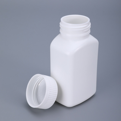 170 мл квадратный контейнер для медицинских таблеток HDPE материал толстый пластиковый экран печати
