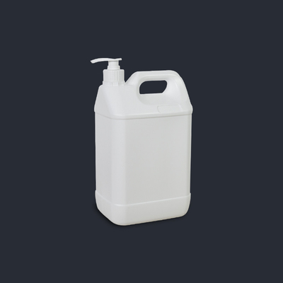 100% материал пластик 4L HDPE белый прозрачный бутылка Джерри с насосом и пластмассой