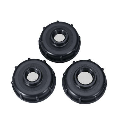 IBC Tote Tank Adapter 1/2 3/4 1 дюймовый садный разъем в серебристо-сером пластмассовом