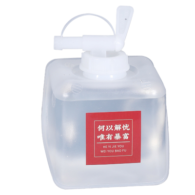 Квадратный 5L 10L 20L LDPE складной складной жидкостной носитель мягкий пакет для кемпинга на открытом воздухе
