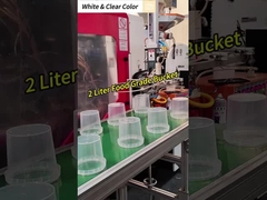 2 л пластиковый ведро с крышкой для воды йогурт печенье хранилище пищи