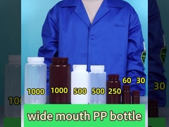 Бутылка с лабораторным реагентом PP с широким ртом 5 мл-1000 мл для химических исследований